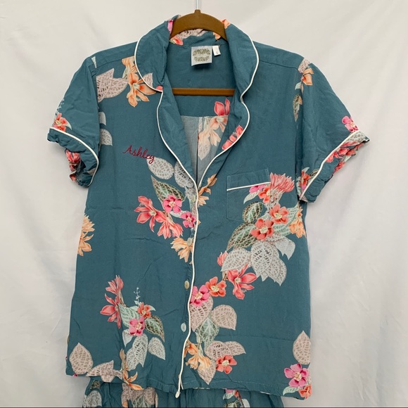 Plum Pretty Sugar Shorty Pajama Set Sz Large - Picture 3 of 7